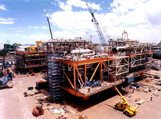 Fabrication of the PAUs at United Construction, Freemantle.